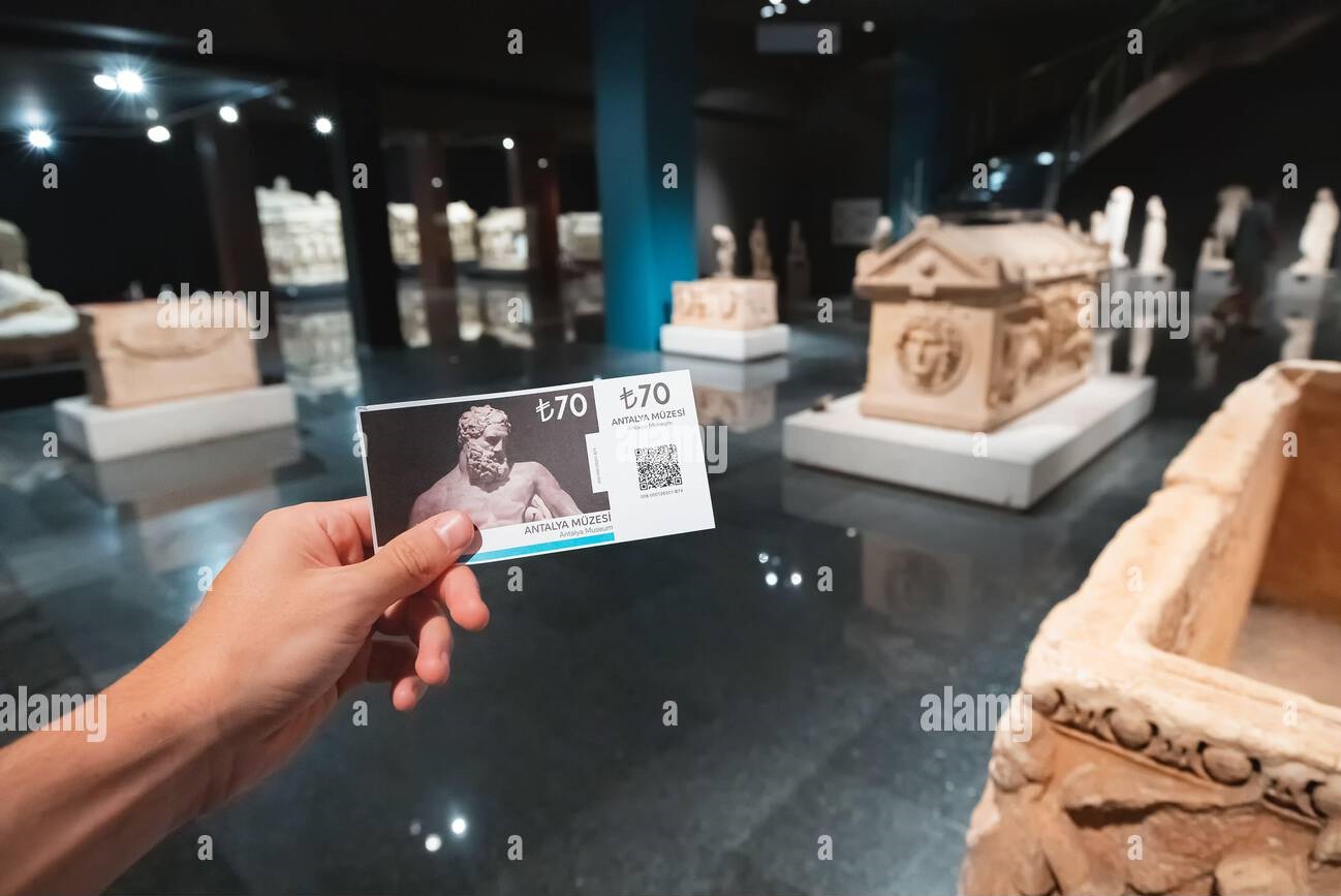 بلیت ورودی موزه آنتالیا